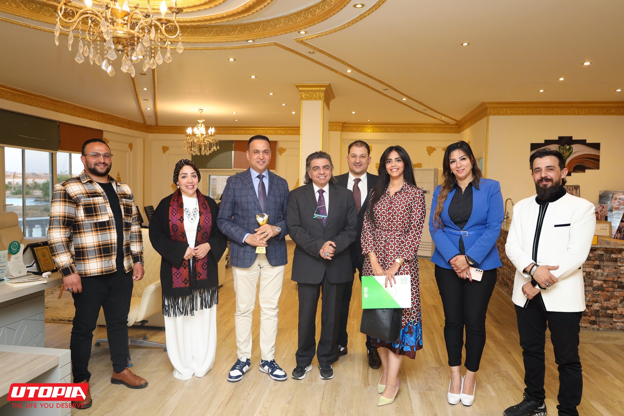 Utopia Pharma was honored to accept the invitation of Prof. Dr. Gamal Shaaban, known as the “Doctor of Humanity,” to visit Green Heart Center.