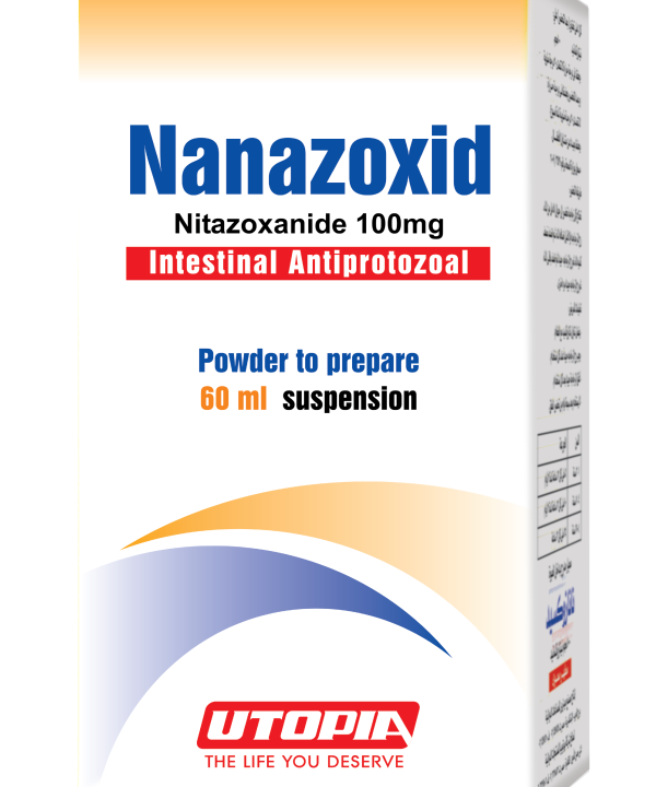 Nanazoxid (nitazoxanide) Oral Suspension, 100 mg/ 5 mL 