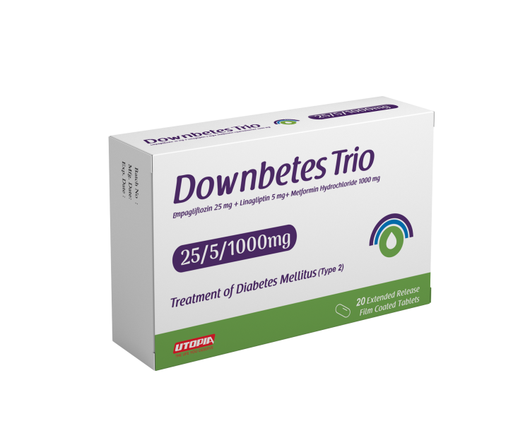 Downbetes Trio 25/5/1000 mg 