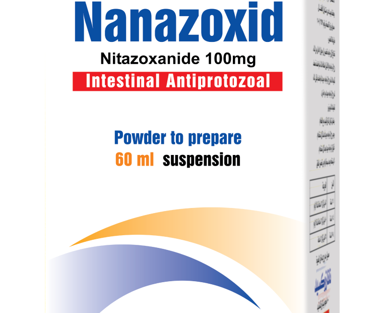 Nanazoxid (nitazoxanide) Oral Suspension, 100 mg/ 5 mL 
